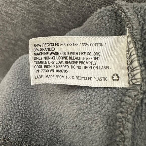 All in Motion Gray Neck Zip Mock Turtle Stretch Pullover Sweatshirt Womens sz XL - Picture 3 of 4